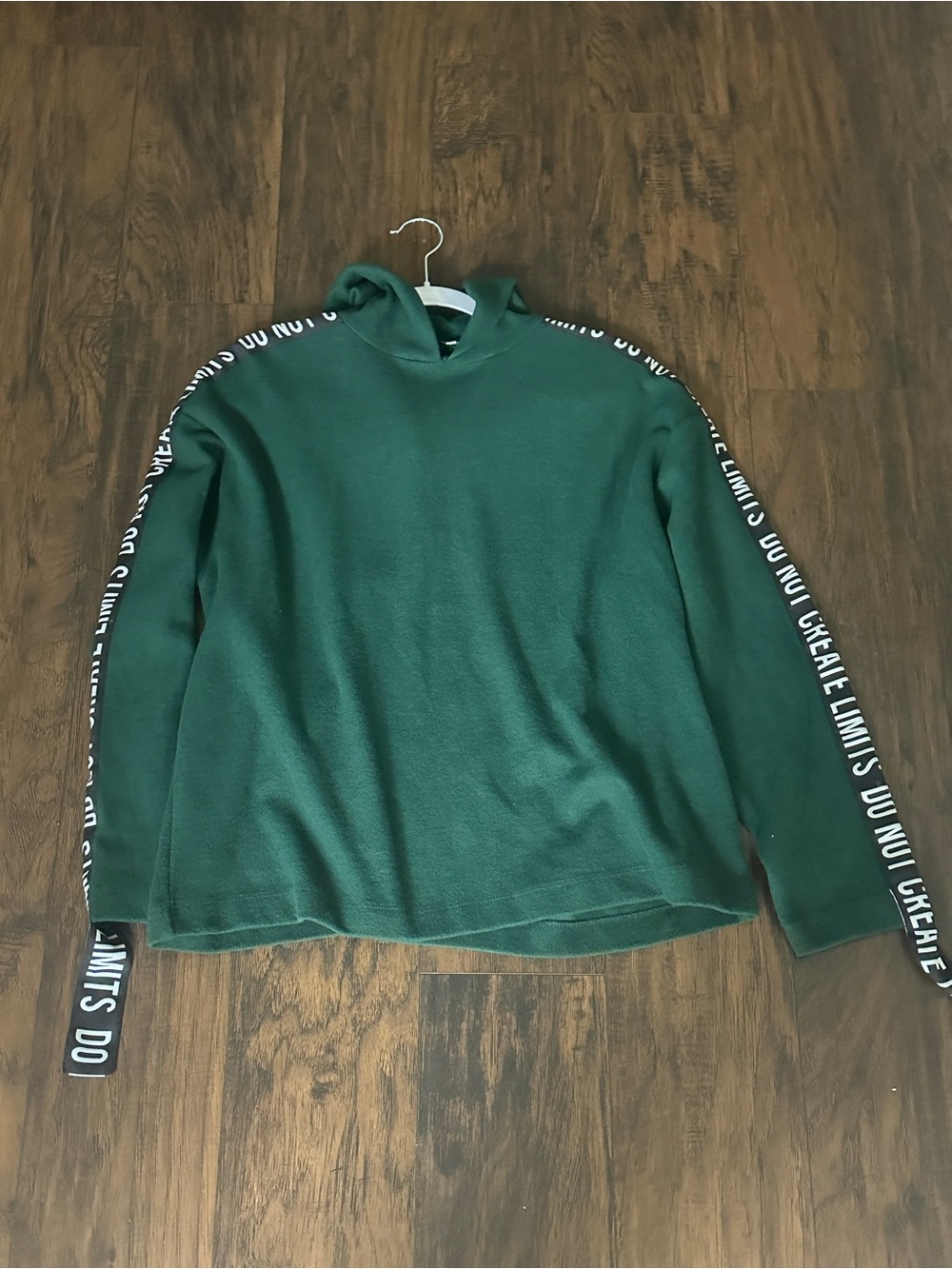 Zara Trafaluc Green Oversized Hoodie Sweatshirt Size S